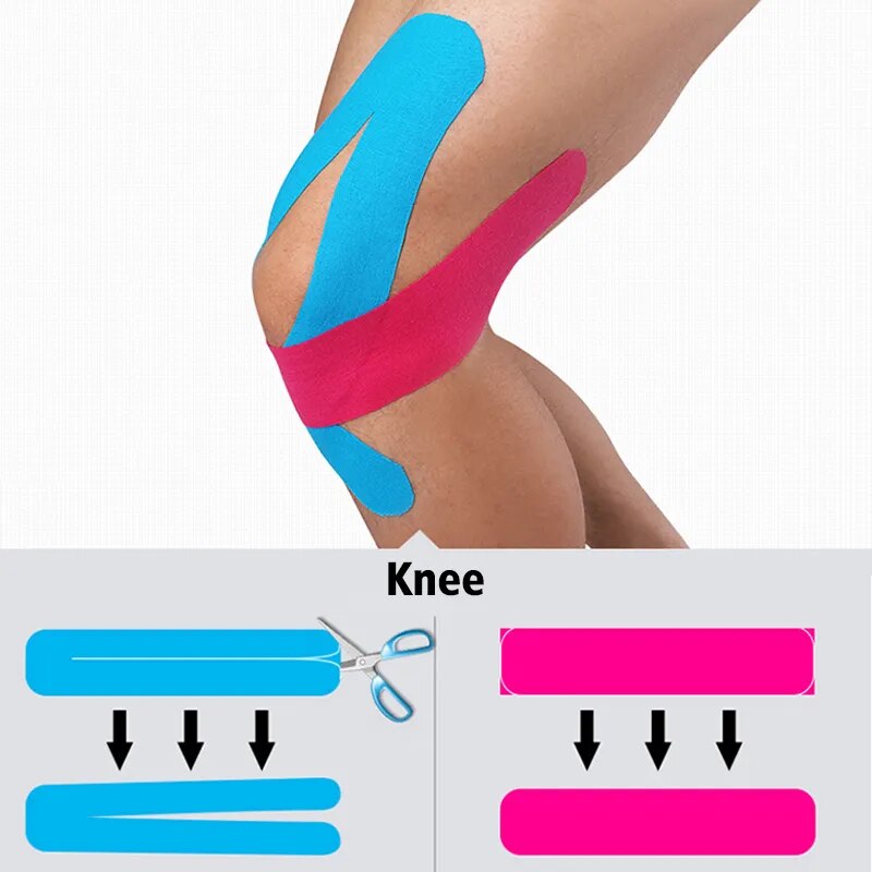 Vendaje de cinta muscular deportiva