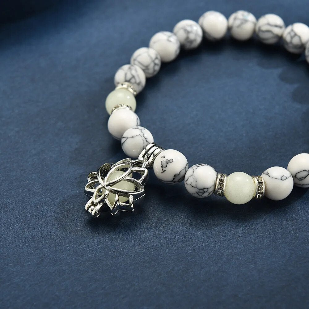 Natural Stone with Luminous Glow Bracelet
