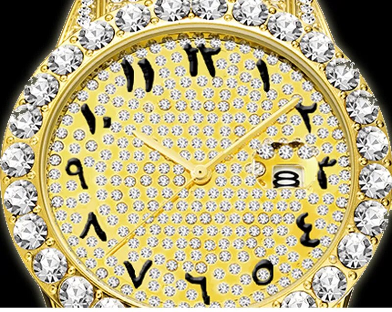Blingbling Luxury Arabic Numerals Man's Watch