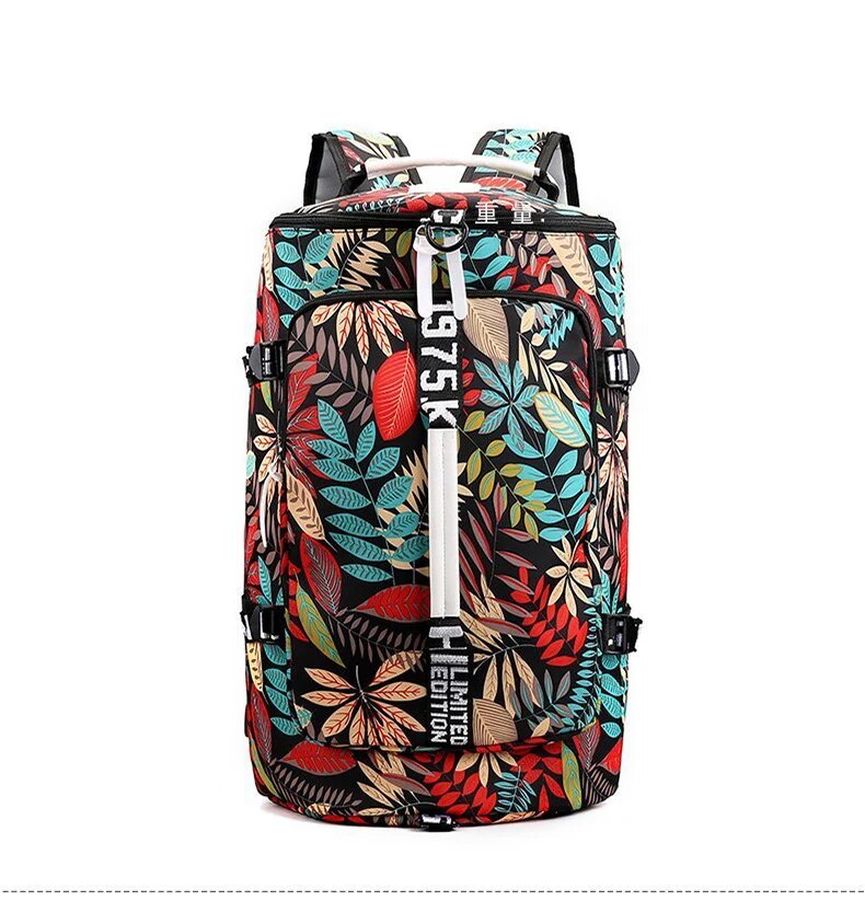 Travel Bucket Backpack Printing  Bag