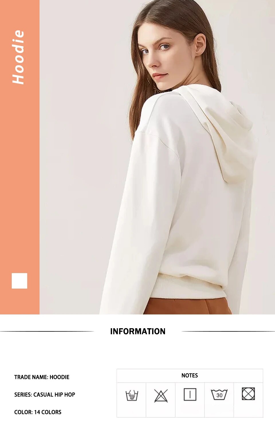 Cartoon Avocado Print Warm New Woman Hoodie