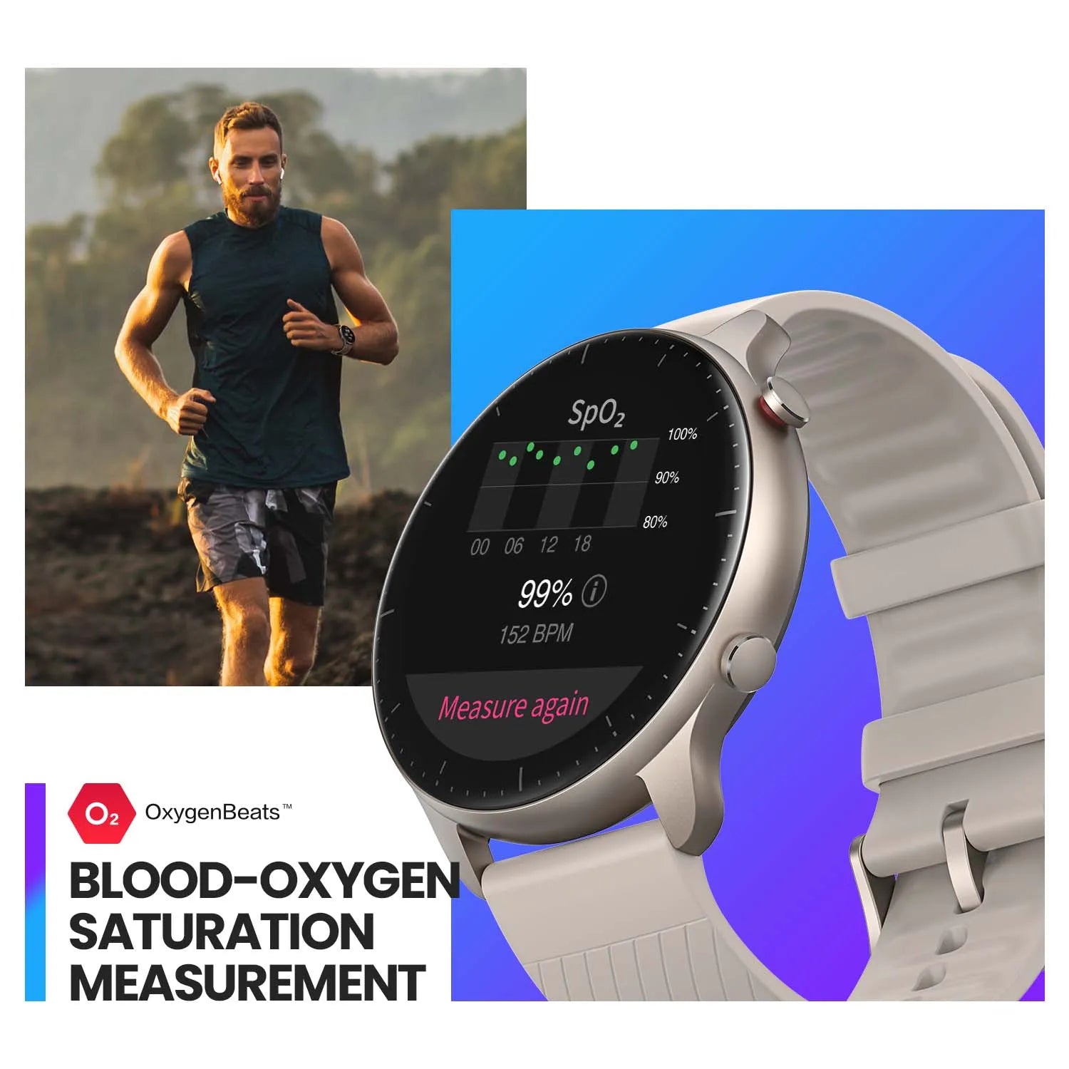 Alexa Built-in Curved Bezel-less Design Smart Watch