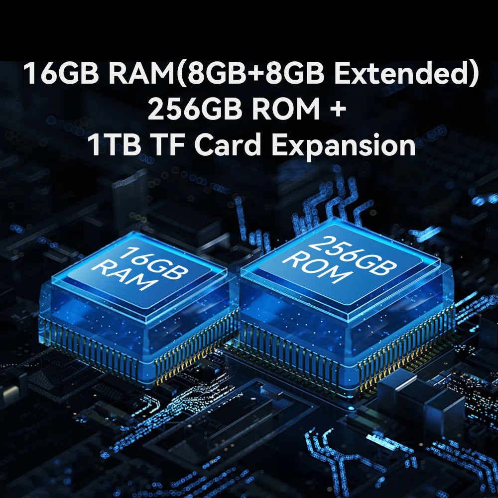 Teléfono de carga rápida de 8GB+256GB, 10600mAh, 33W
