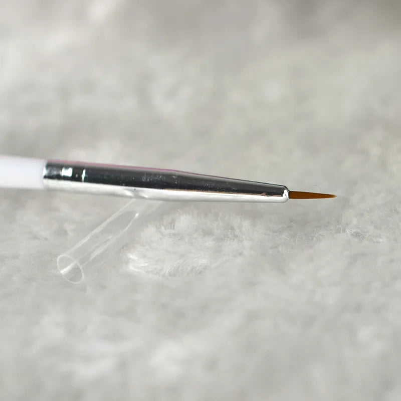 2 piezas pincel de dibujo herramienta para manicura y decoración de uñas
