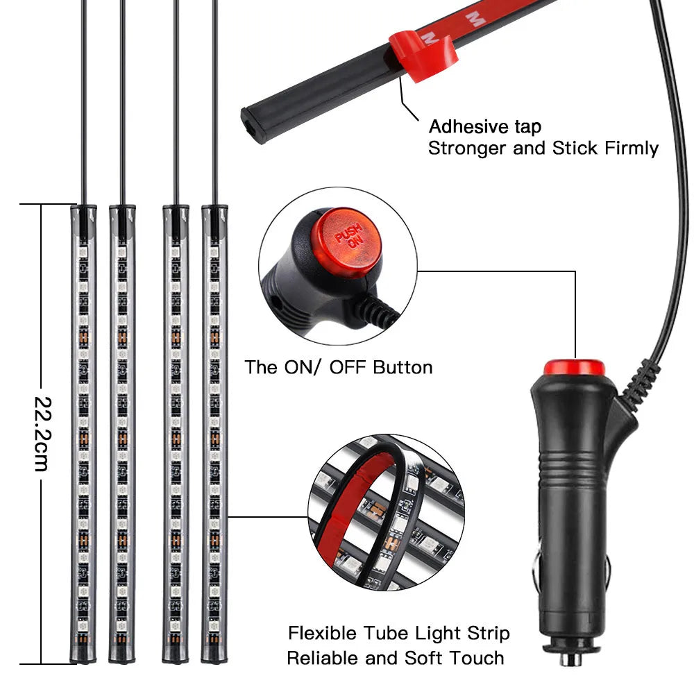 Remote APP Voice Music Control LED Strip Light
