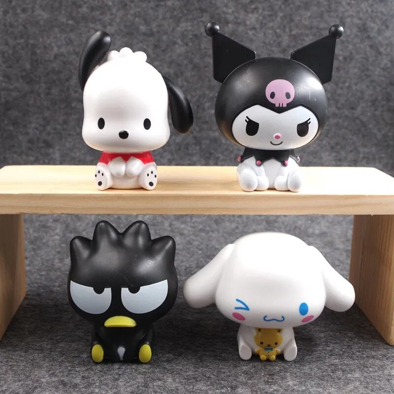 Cute Sanrio Anime DIY Figure Set for Kids