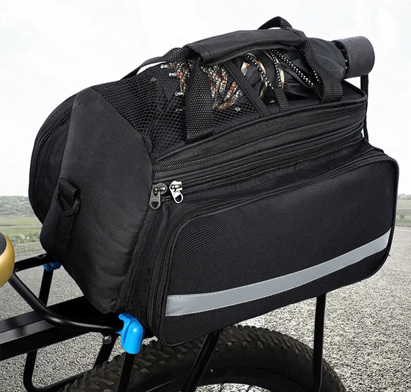 3 In 1 Waterproof Bicycle Trunk Large Capacity Travel Bag