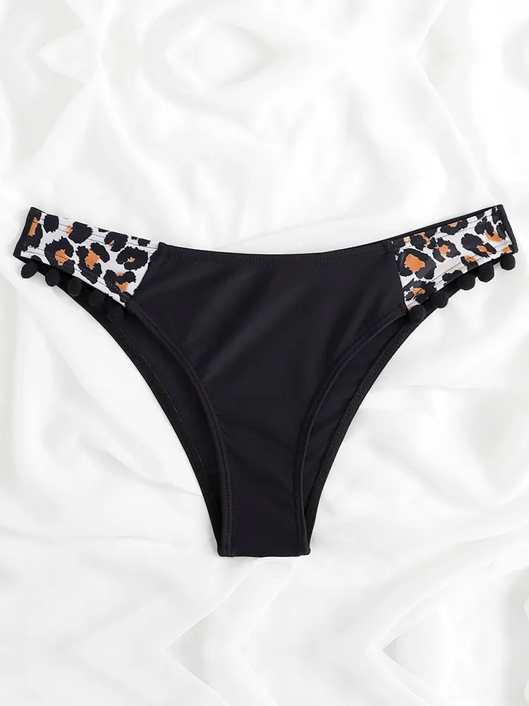 High Waist Thong Swimwear Trunks Bikinis Top