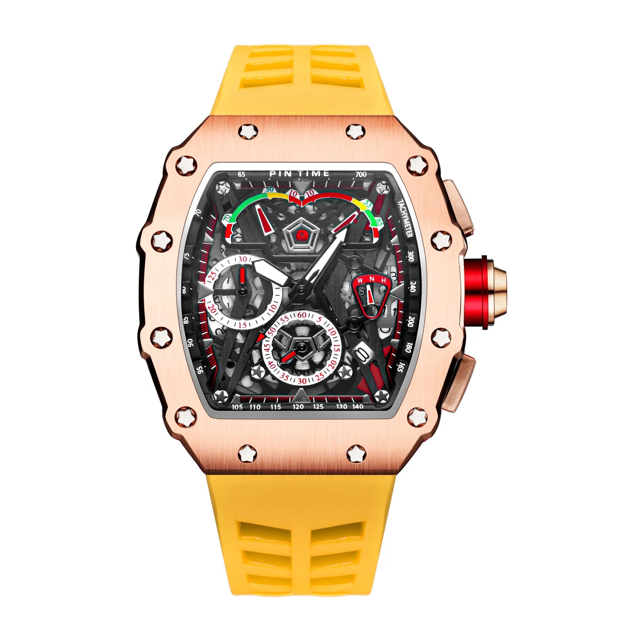 Silicone Strap Calendar Luminous Watch