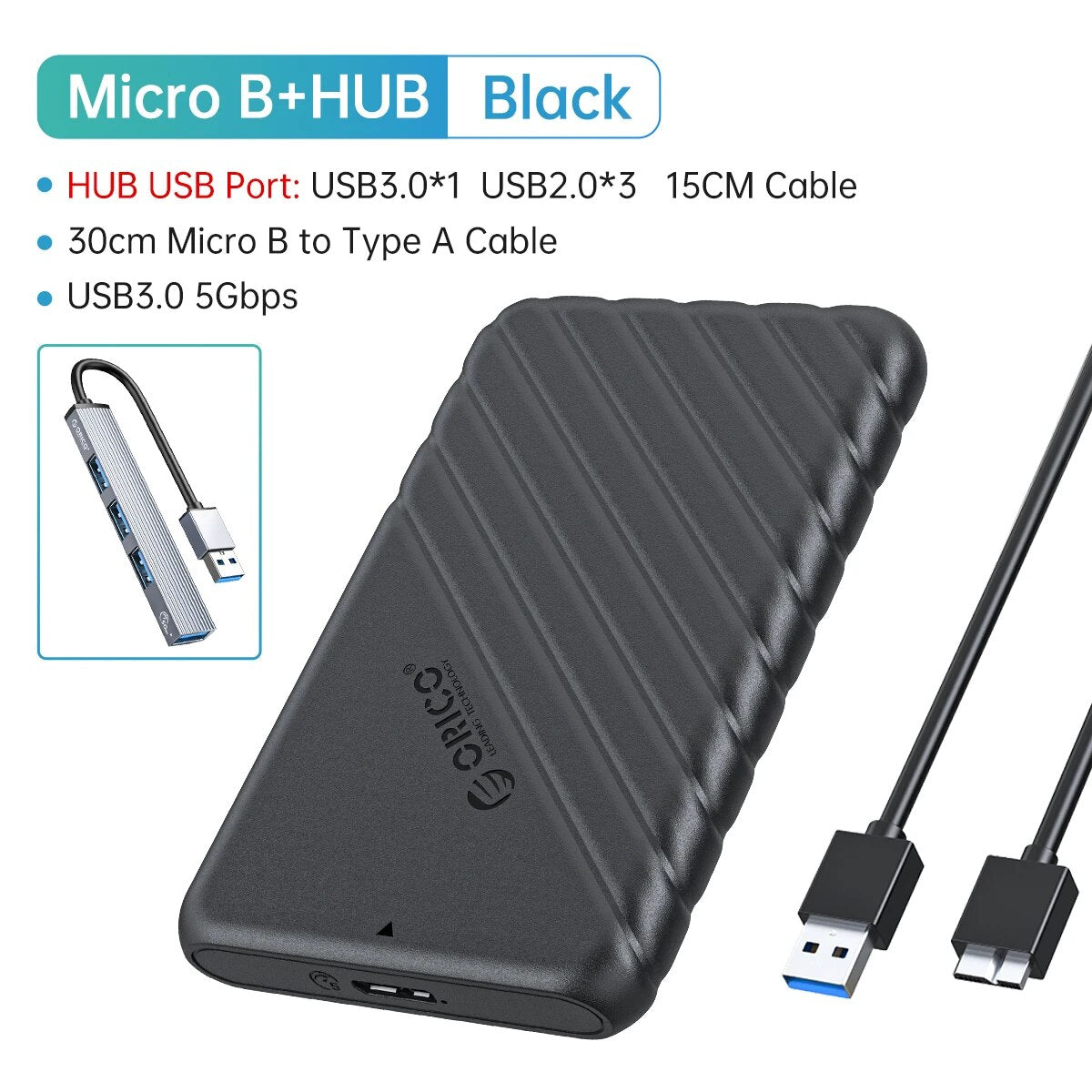 USB3.0 2.5" HDD 5Gbps  SSD PC Laptop