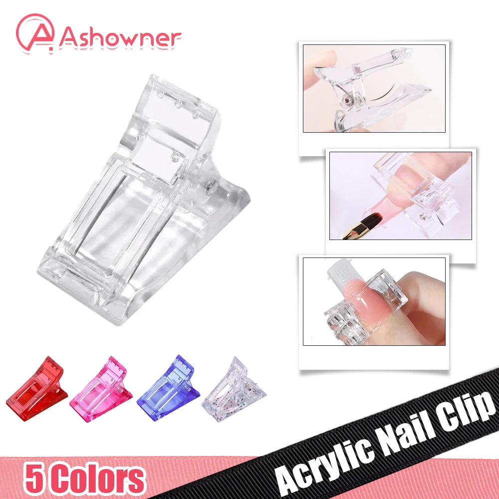 Gel Quick Building Nail Tips Clips