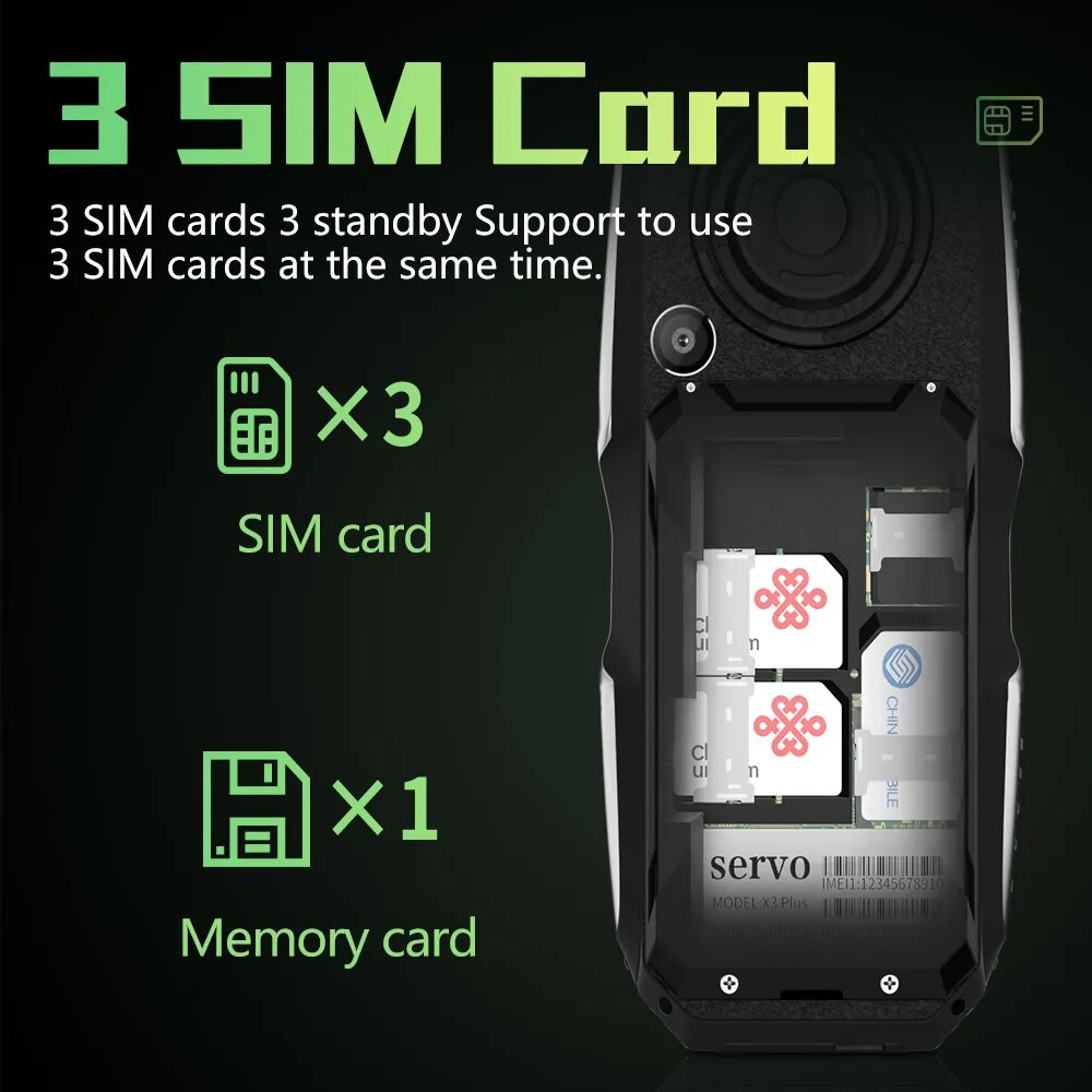 3 SIM Card  2.4“ Mobile phone