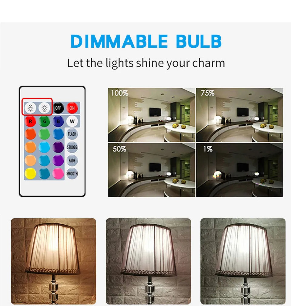 Spotlight Bulb with E27, E14, GU10, B22 bases
