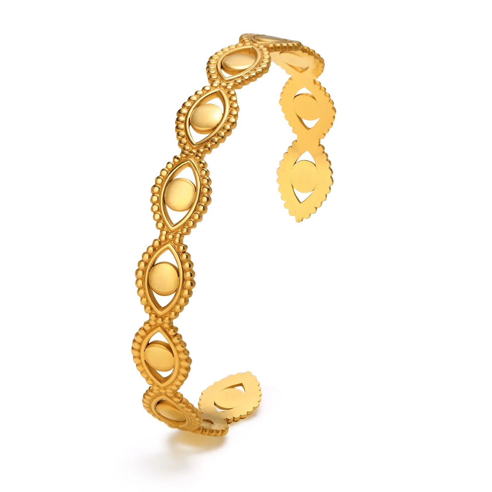 Circular Knot Cuff Bangle Bracelets