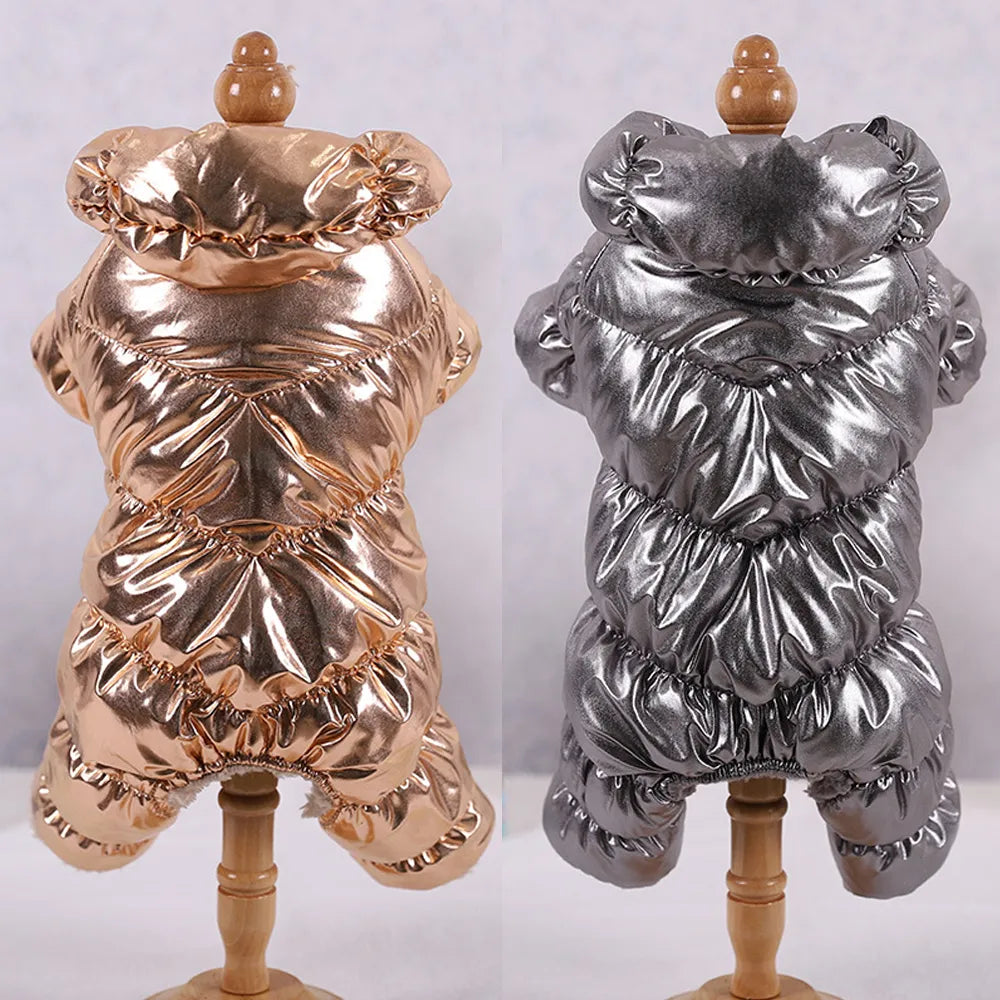 Winter-Haustier-Welpen-Manteljacke