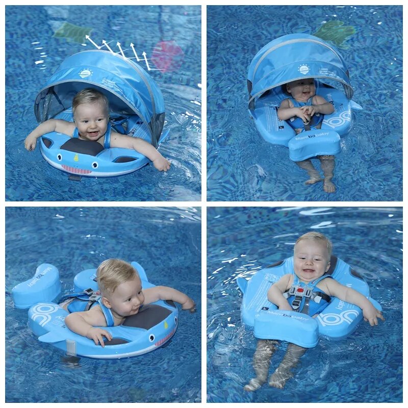 Toddler Non-Inflatable Buoy Swim Trainer Lying