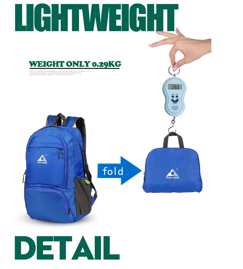 Faltbarer, leichter, regenfester Rucksack