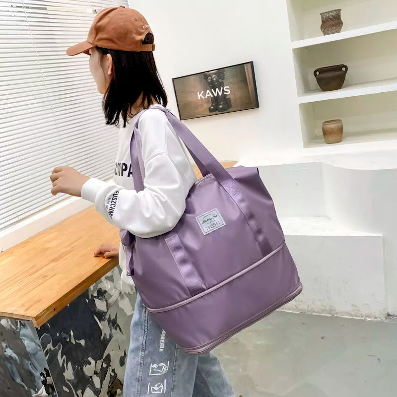 Bolsa de viaje con doble cremallera