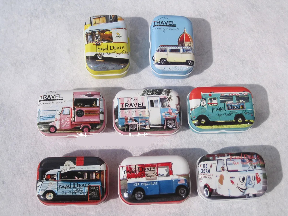 Colorful Mini Tin Storage Box