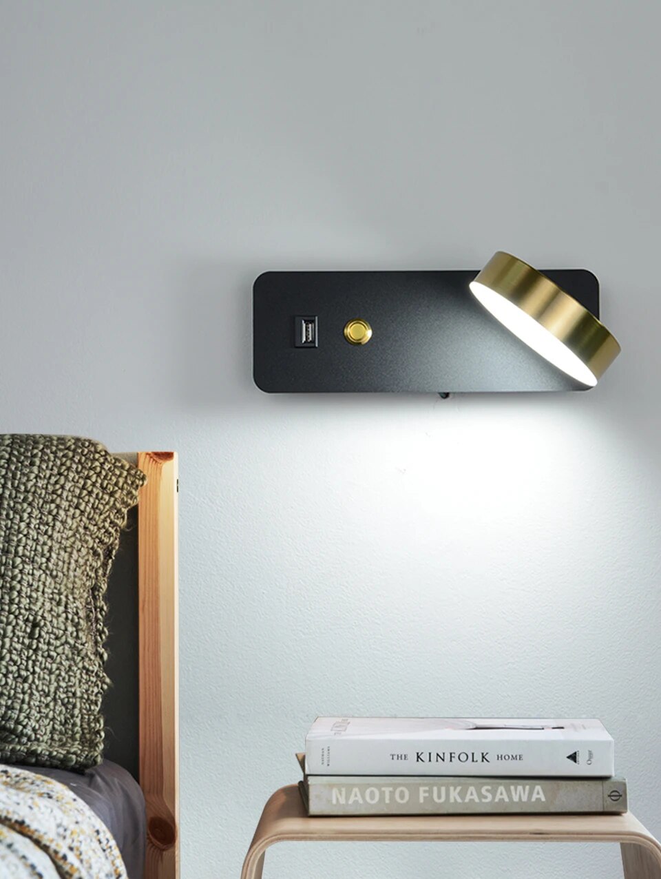 9W White/Black Modern Lighting  Stair Lighting