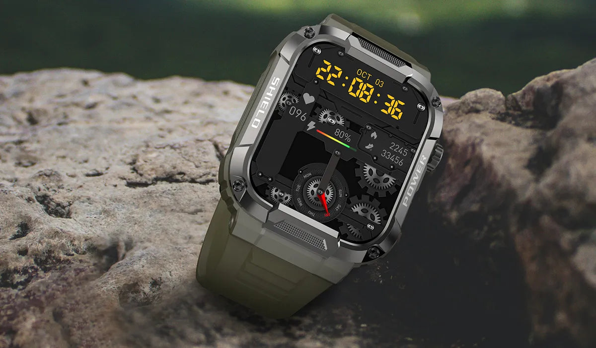 Rugged Military Smart Watch for Men