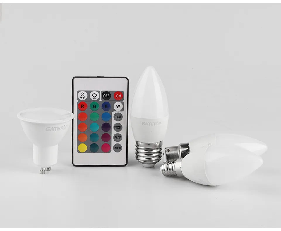 Spotlight Bulb with E27, E14, GU10, B22 bases