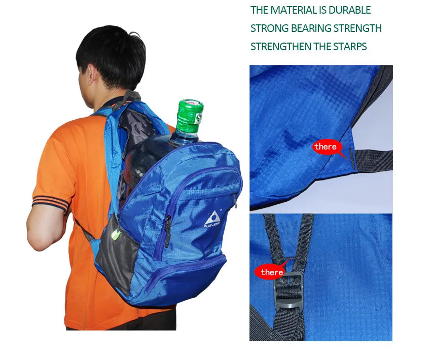 Faltbarer, leichter, regenfester Rucksack