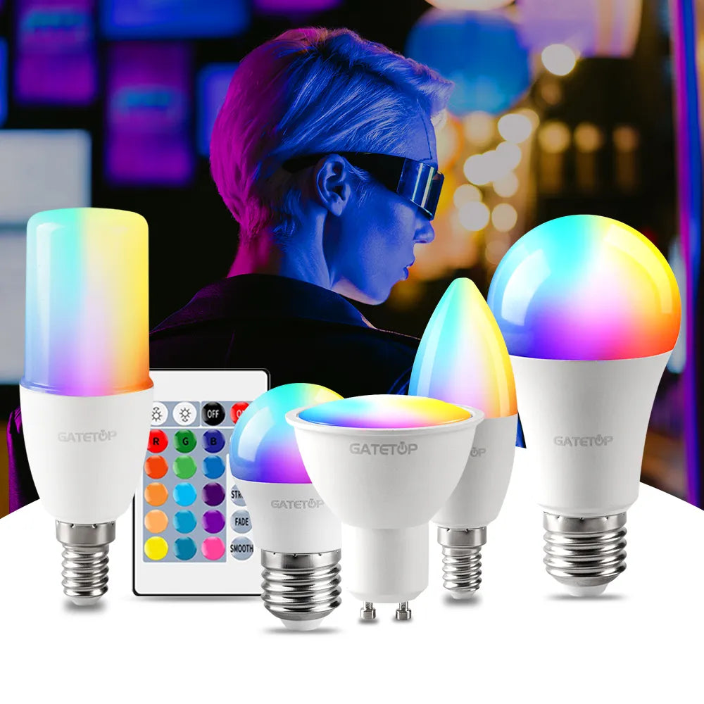 Spotlight Bulb with E27, E14, GU10, B22 bases