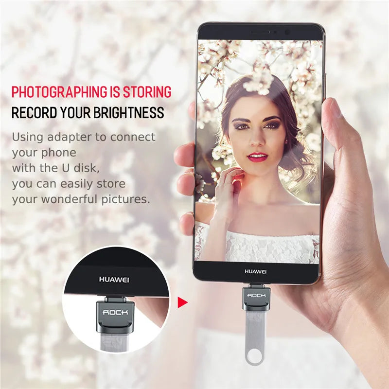Adaptador Micro USB Convertidor USB-C 3.1 OTG