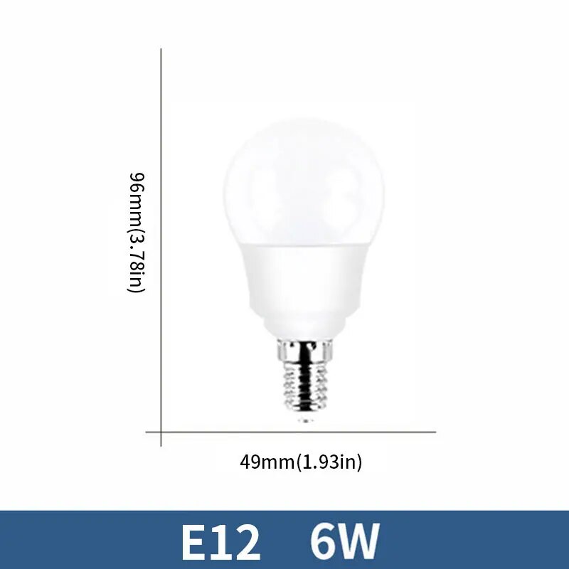 10pcs LED Bulb Lamps E26 E27 E14 E12 110V GU10  120V Table Light