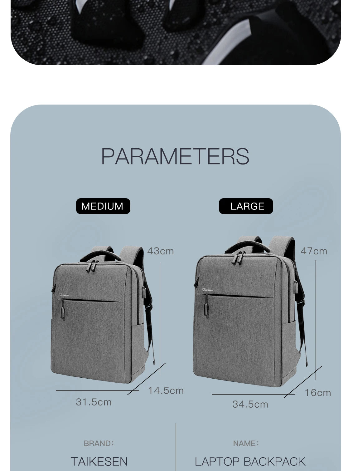 Anti-Diebstahl-Laptop-Schulreisetasche