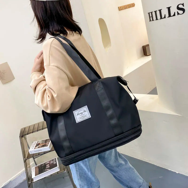 Bolsa de viaje con doble cremallera