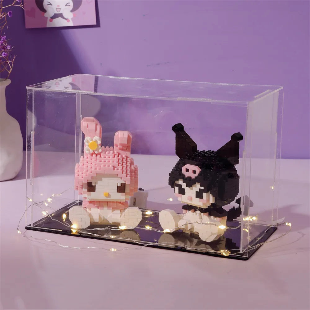 Zusammengebautes Hello Kitty-Bauspielzeug