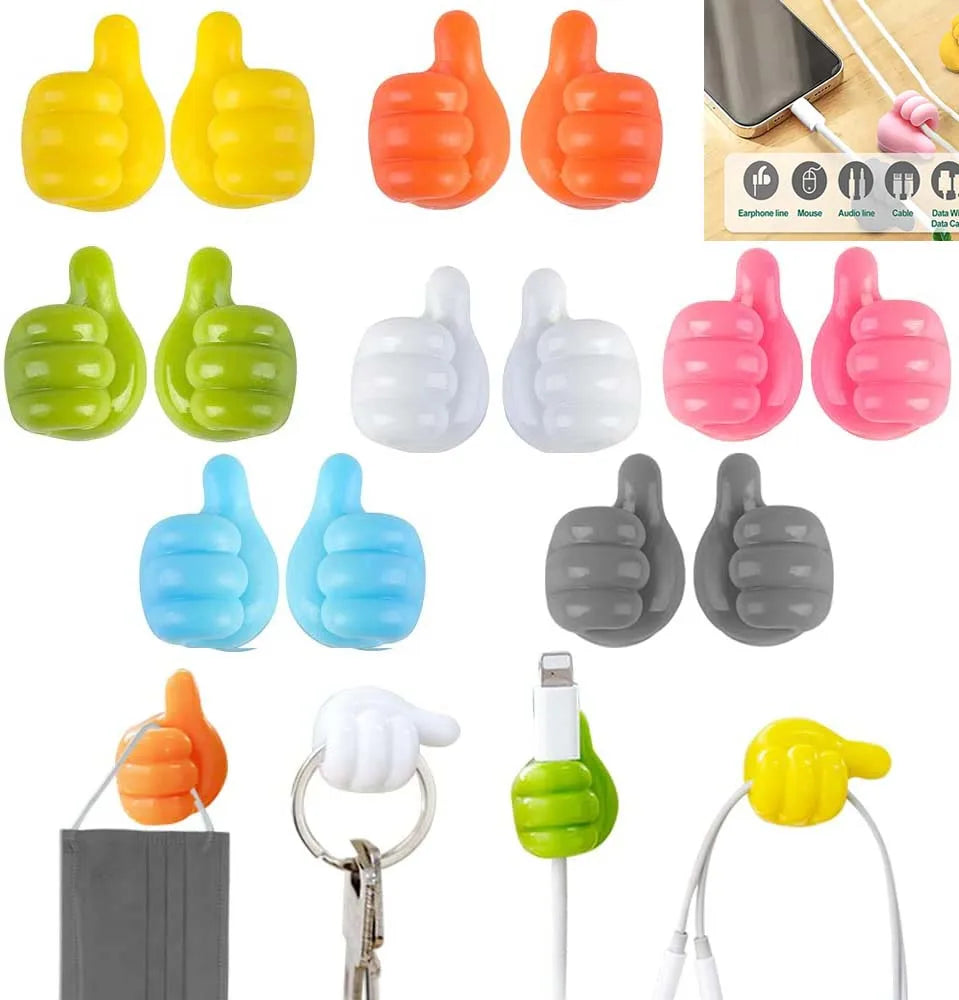 5/10/20 piezas gancho de pared de silicona almacenamiento cocina baño