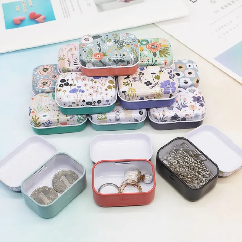 Colorful Mini Tin Storage Box