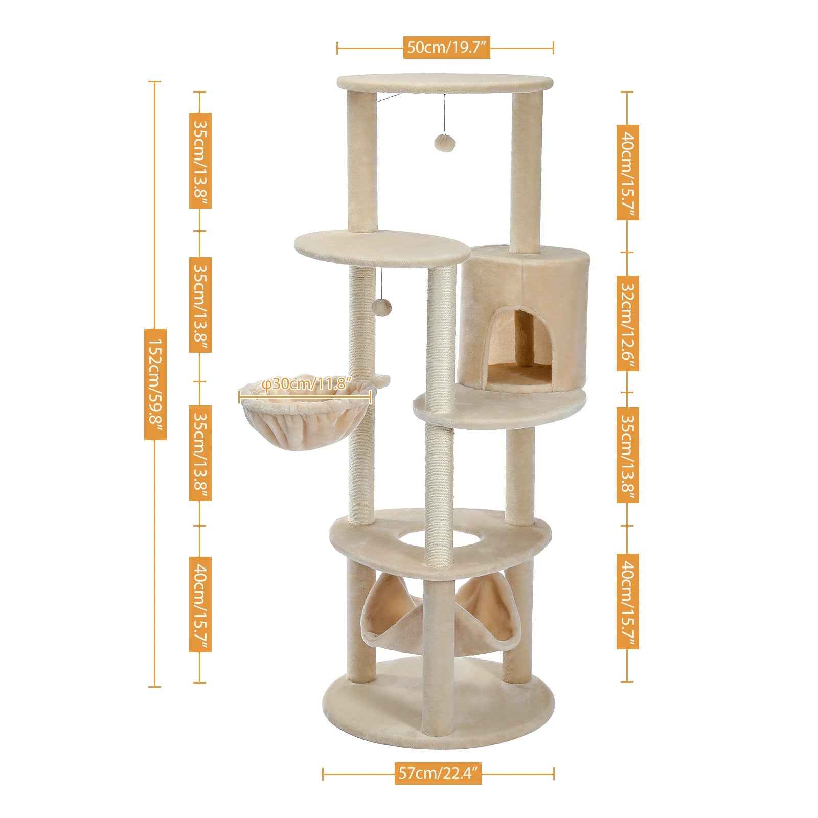 Cat Tree House Tower