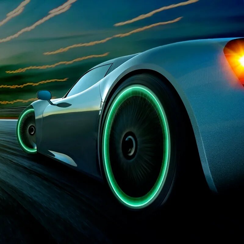 Universal Car Luminous Tire Valve Caps