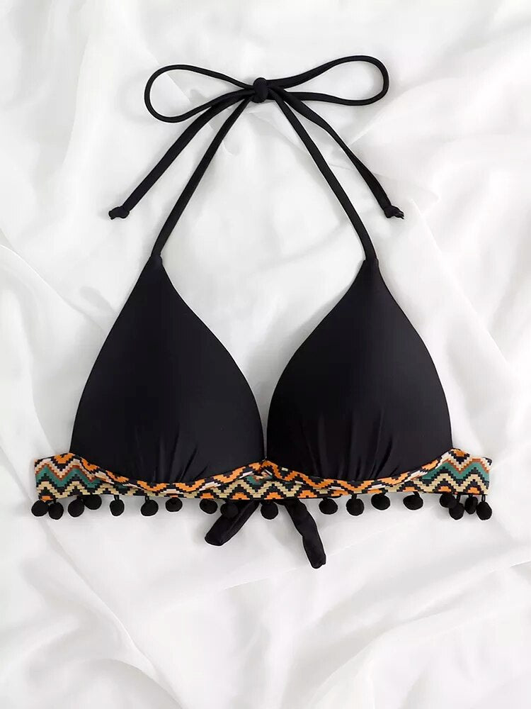 High Waist Thong Swimwear Trunks Bikinis Top