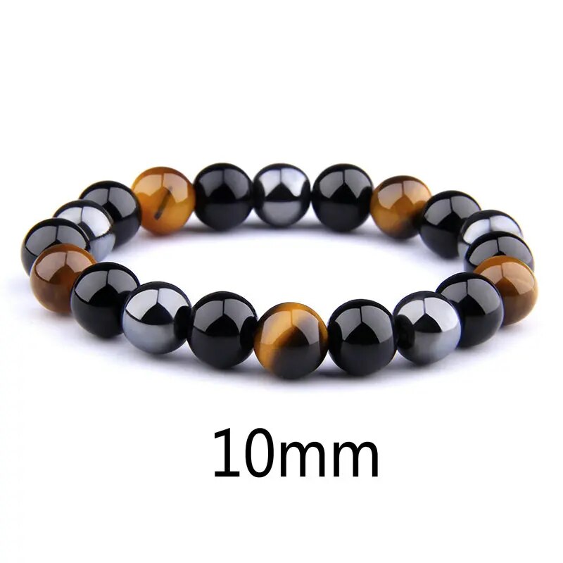 Joyería de pulsera de cuentas de ojo de tigre