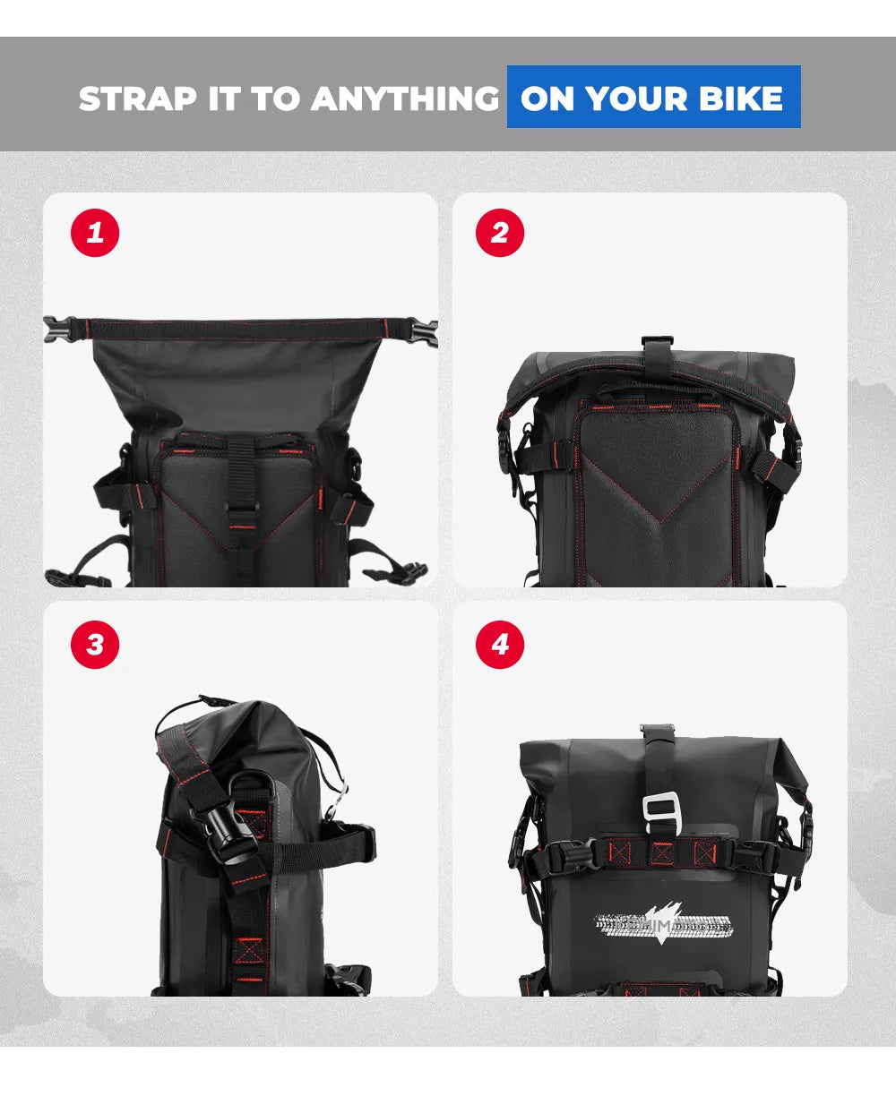 Motorcycle Bag Waterproof PVC Duffle Bag