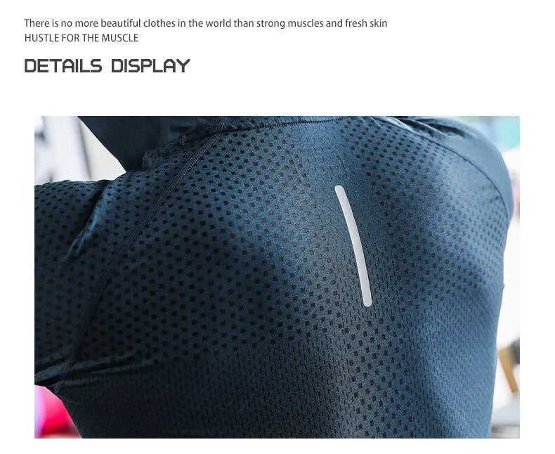 Men's Fitness Tracksuit Hooded Workout Set