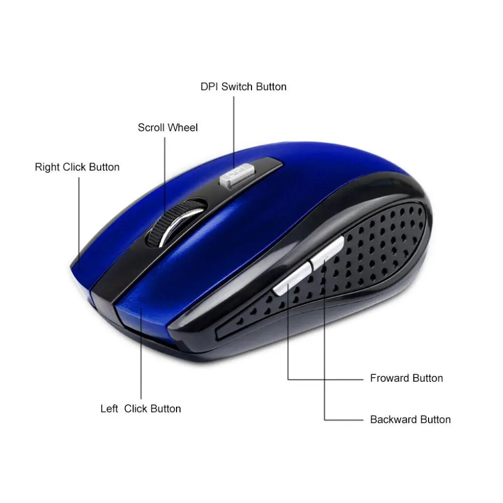 Kabellose Maus. Ergonomische Maus