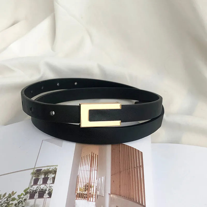 Cinturón de diseñador con correa de cintura con hebilla de metal con personalidad