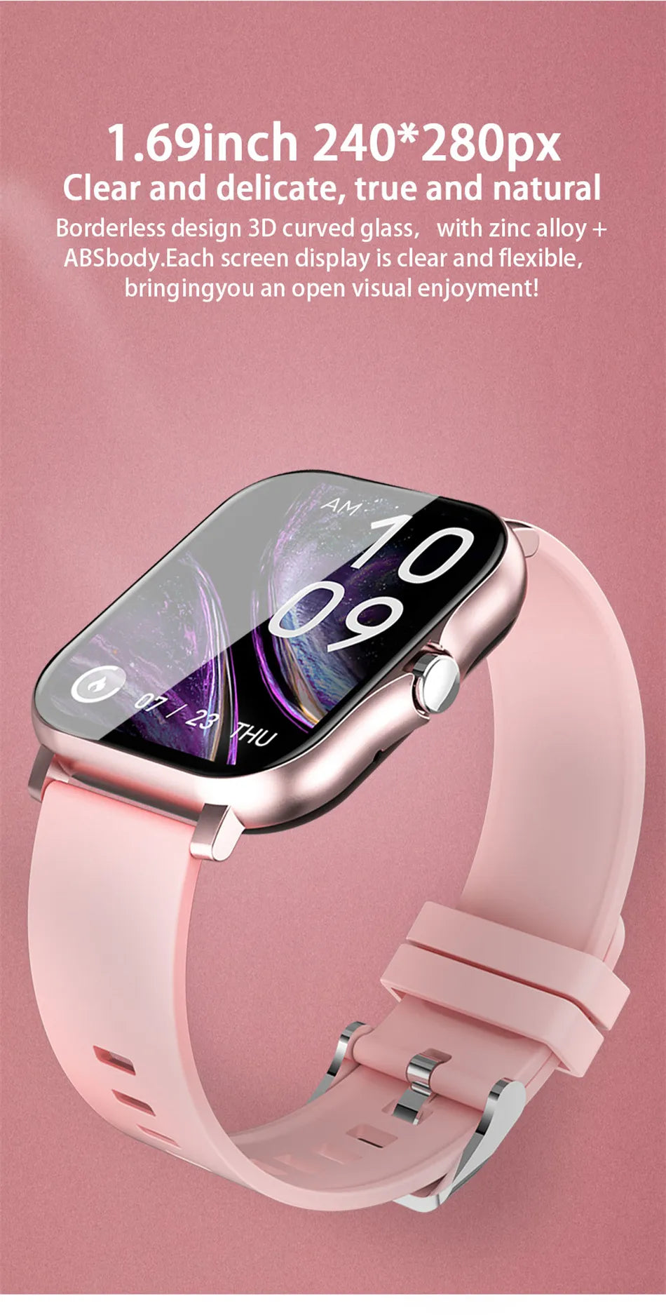 Fitness Tracker Waterproof Sport Smartwatch