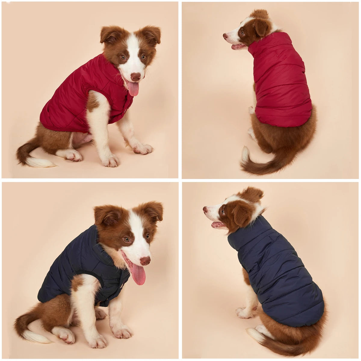 Warme Hundemantel-Kleidung für den Winter