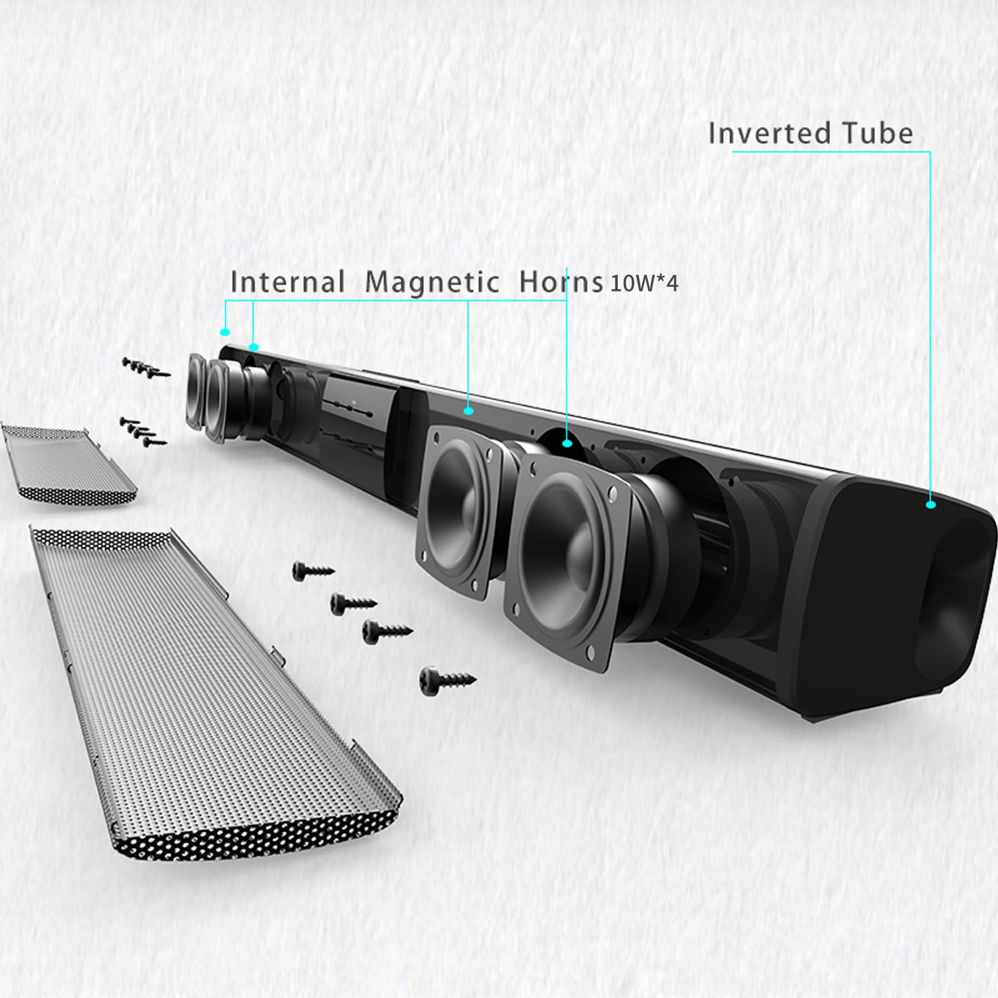 Drahtlose Bluetooth-Soundbar-Lautsprecher