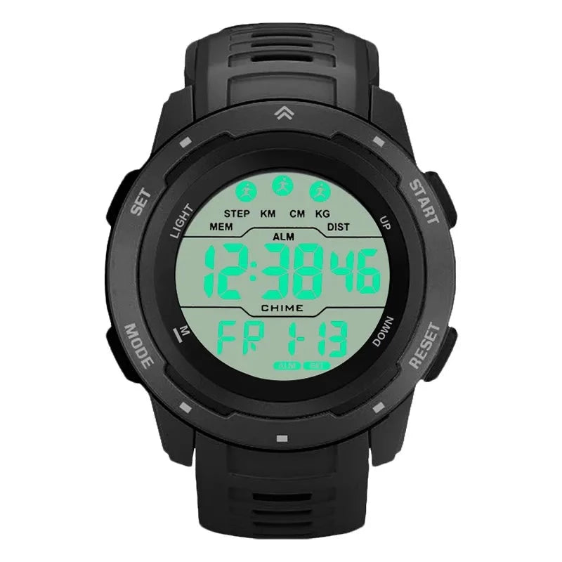 Sport LED Men Big Dial Round Watch