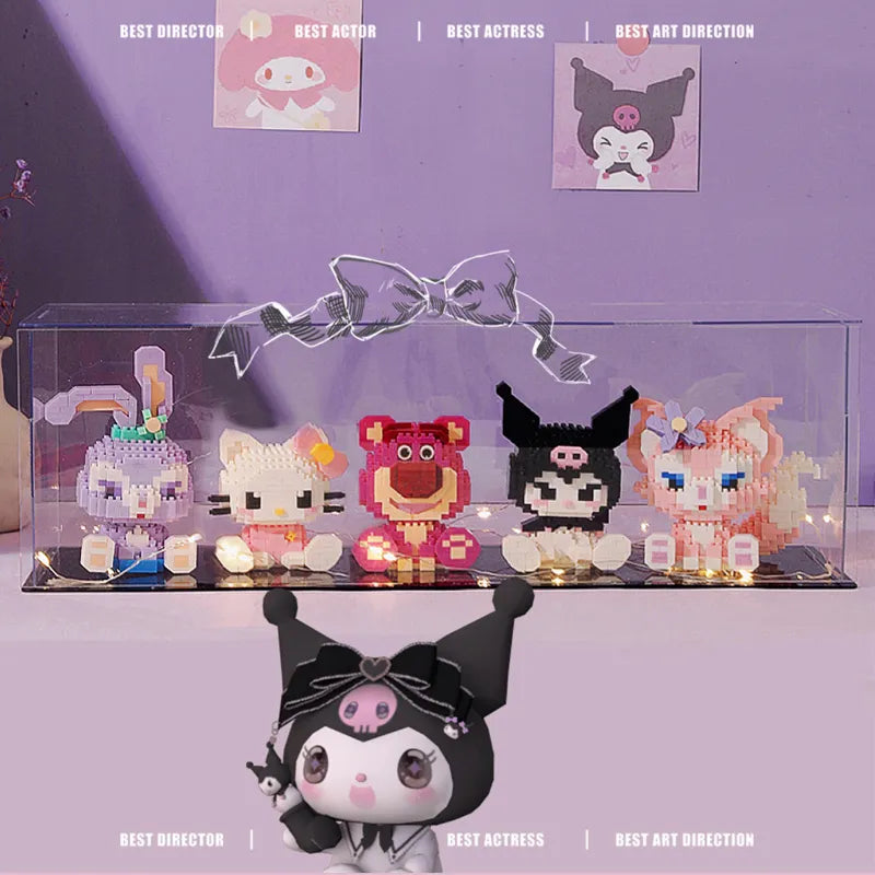 Zusammengebautes Hello Kitty-Bauspielzeug