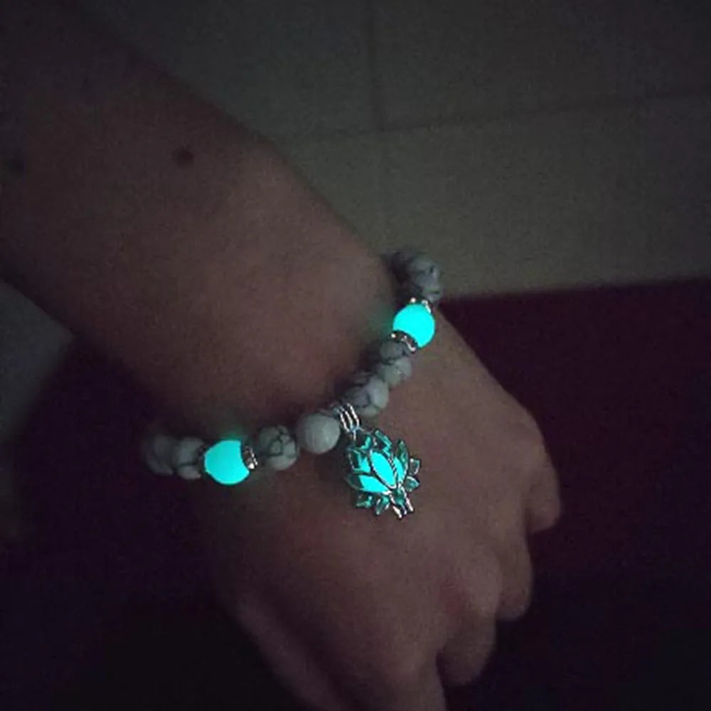 Natural Stone with Luminous Glow Bracelet