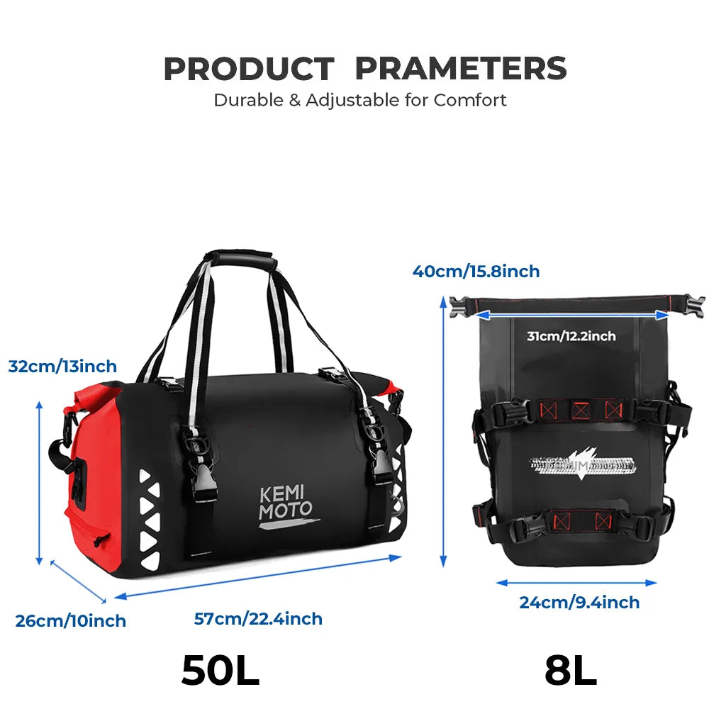 Motorcycle Bag Waterproof PVC Duffle Bag